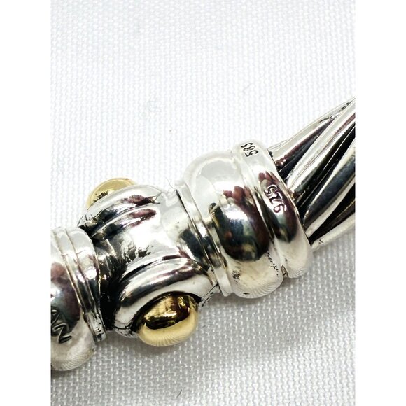 David Yurman Hinge Watch Case Bangle Bracelet 925 585 14k - Picture 7 of 14